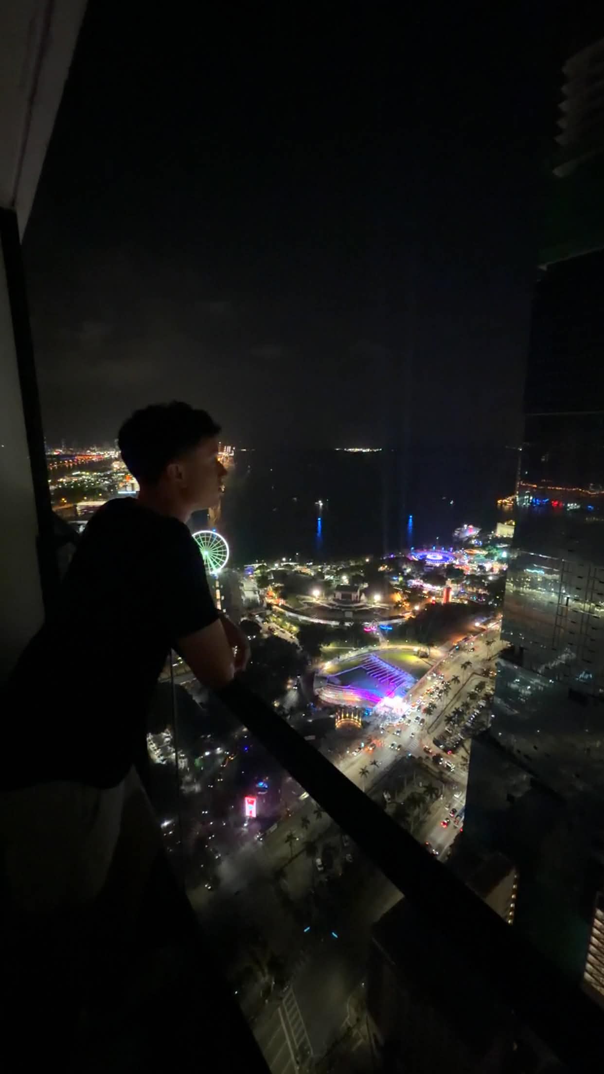 Joe Brennan on a Miami balcony